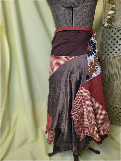 Autumn Ragdoll Wrap Skirt