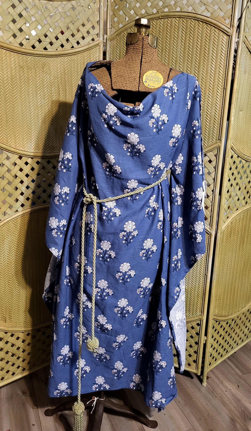 Floral Blue Dress