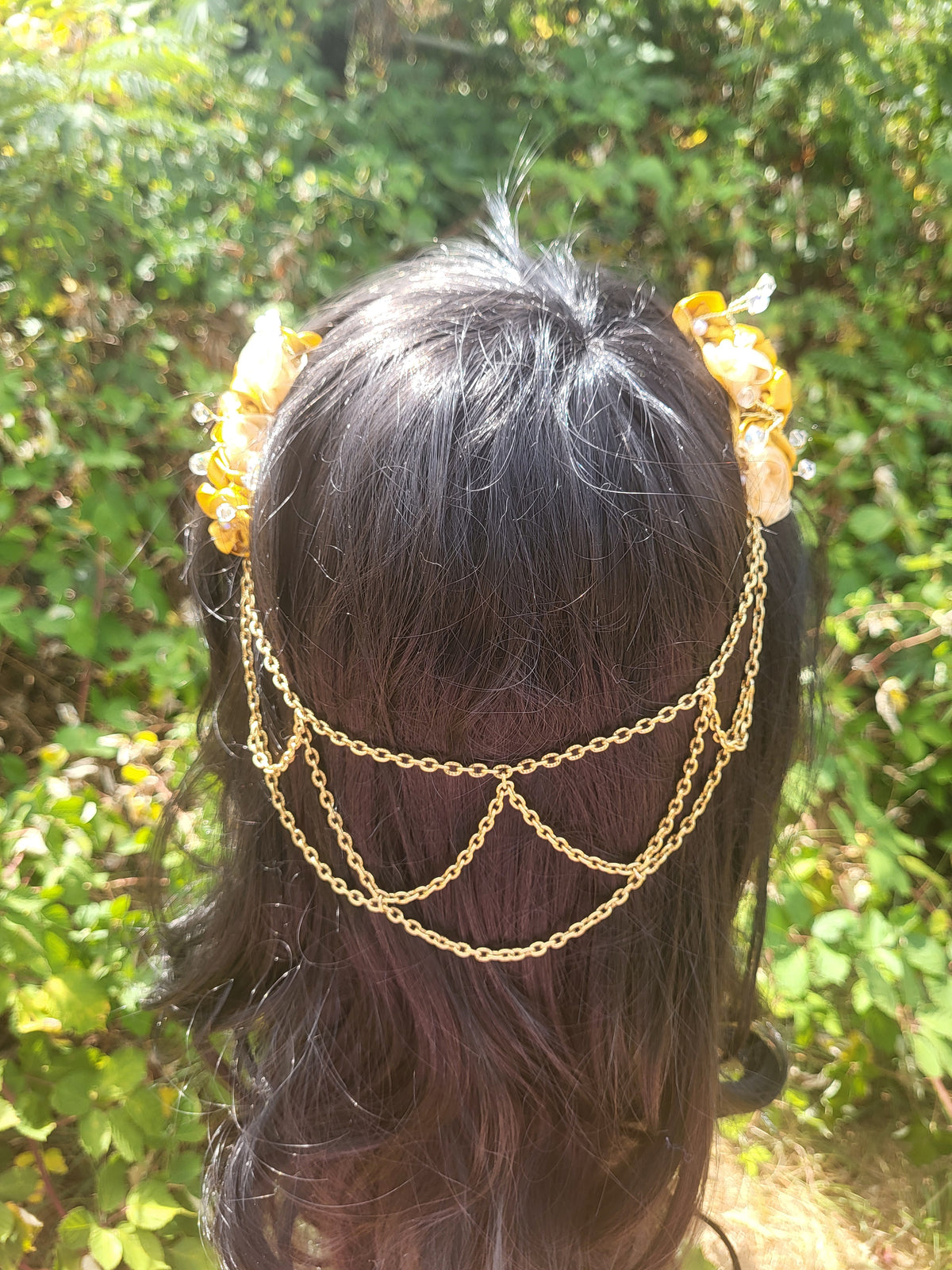 Golden Sunshine Hair Ornament