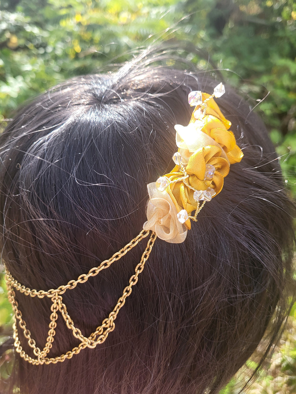 Golden Sunshine Hair Ornament