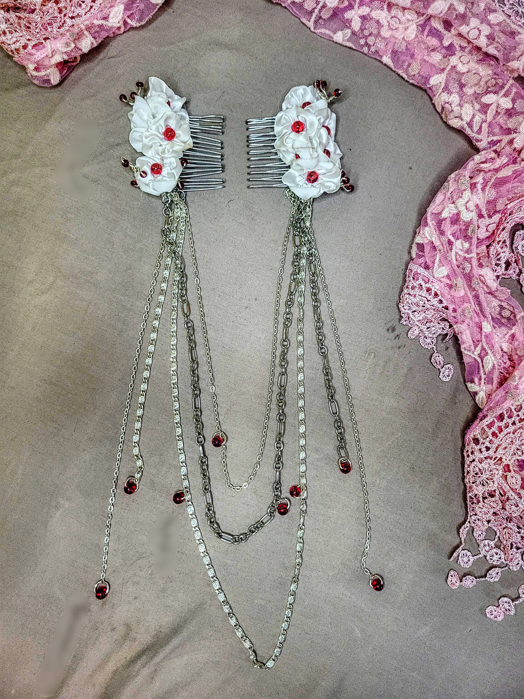 Peppermint Hair Ornament