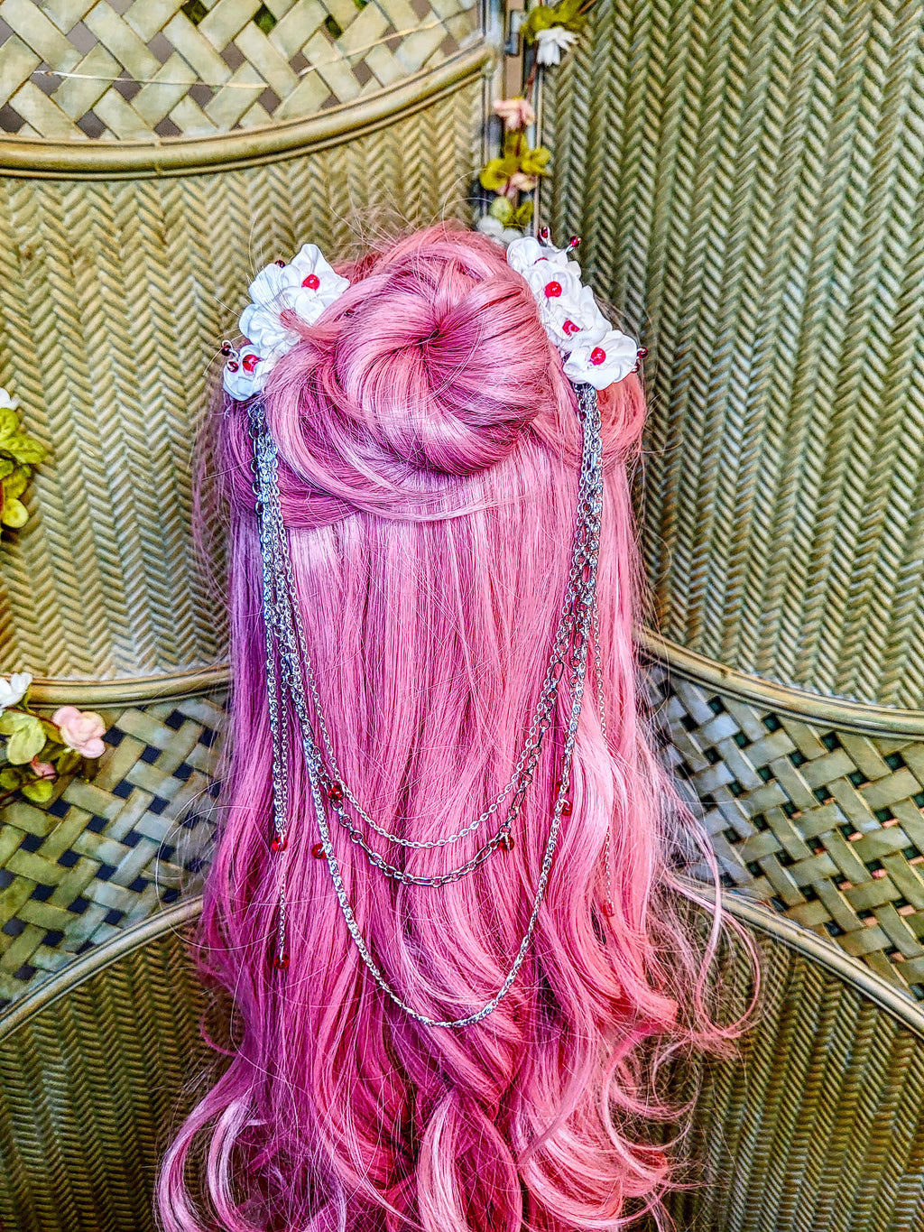 Peppermint Hair Ornament