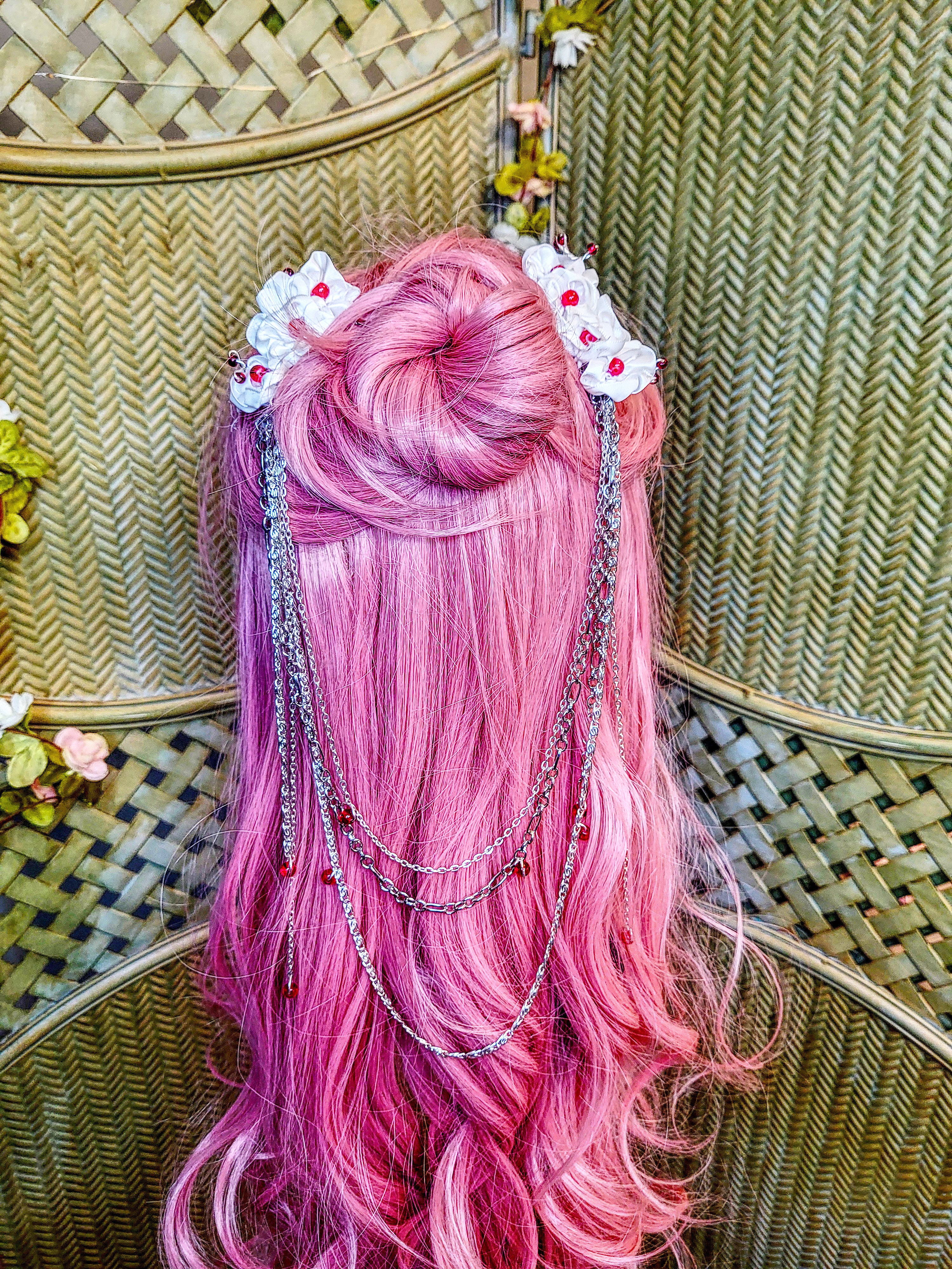 Peppermint Hair Ornament
