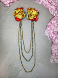 Red and Gold Hair Ornament