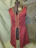 Red with Gold Trim Overdress